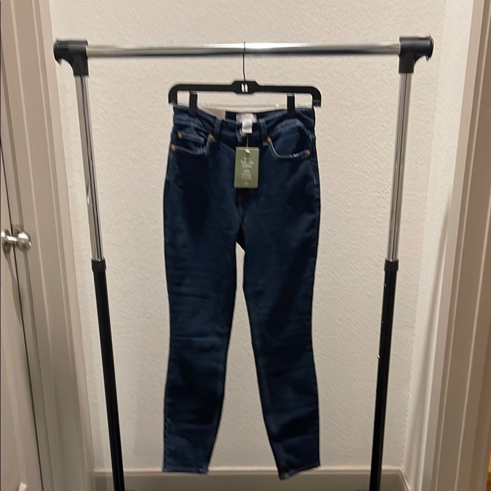 H&M High Rise Blue Jeans with Modern Fit